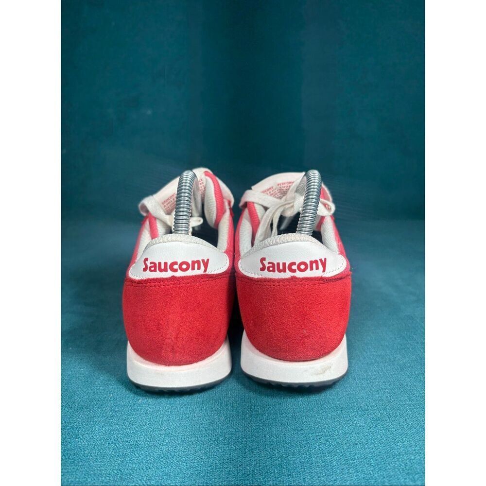 Saucony Hornet Retro Pink Red White Sneakers Women’s Size 8 S60538-6 - Picture 2 of 8